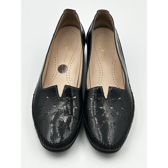 SAS (San Antonio Shoemakers) Shoes - SAS Shoes Womens 10N Tripad Comfort Patent Leather Slip-On Loafers Flats Black